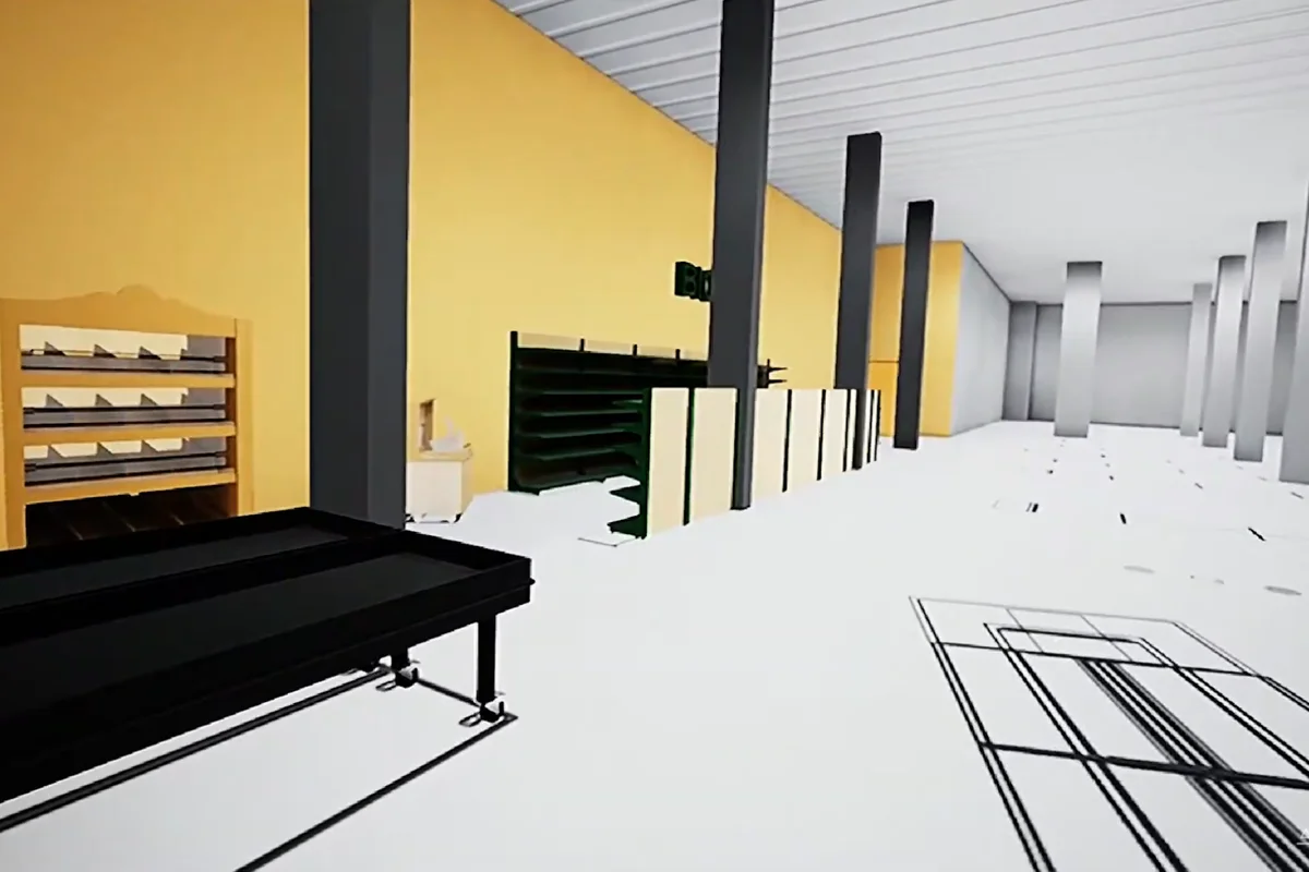Ejemplo del uso de la realidad virtual para recrear espacios comerciales de retail en 3D
