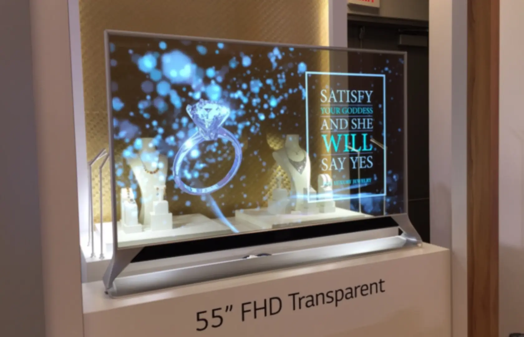 Semitransparent OLED Display Screen Display 