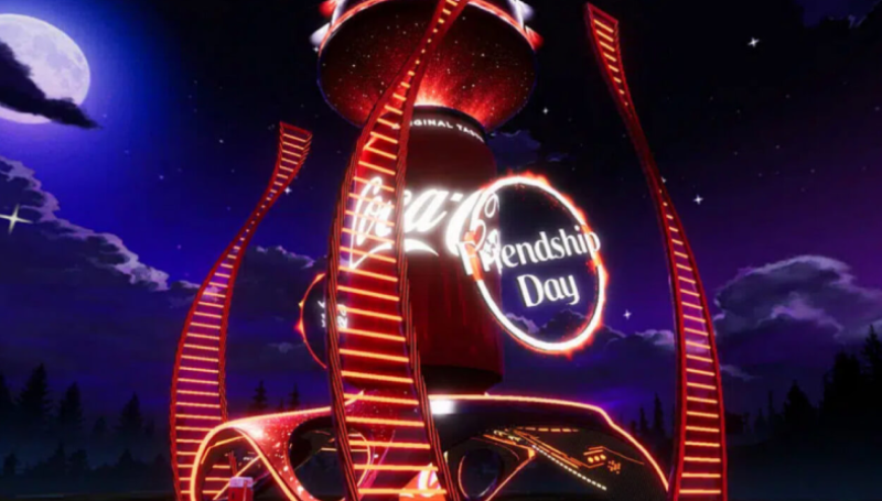 Primera introducción de Coca-Cola en el Metaverso creando este entorno virtual en Decentraland
