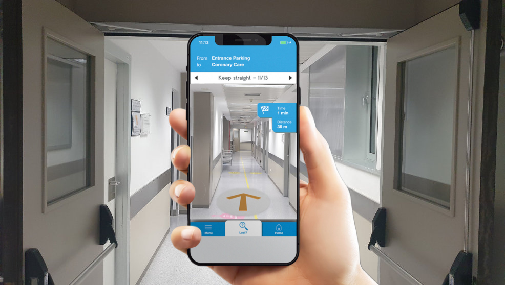 App de Realidad Aumentada para hospitales
