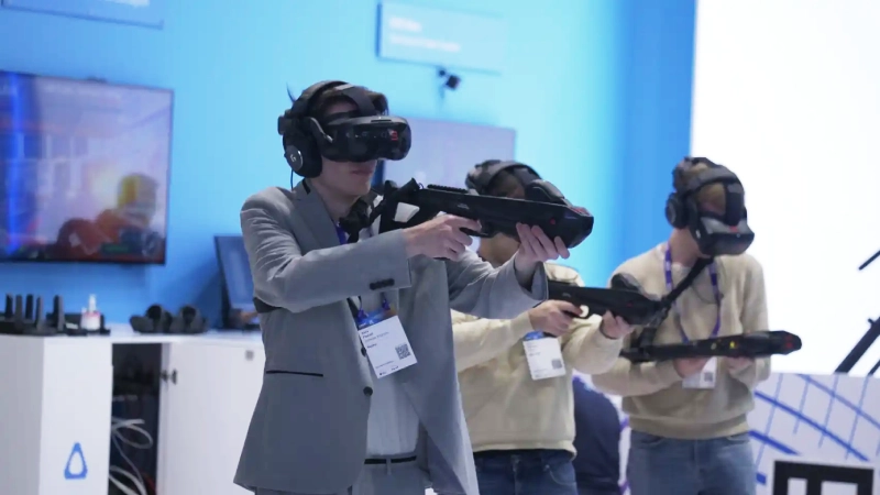 Shooter Virtual Reality game at MWC 2024
