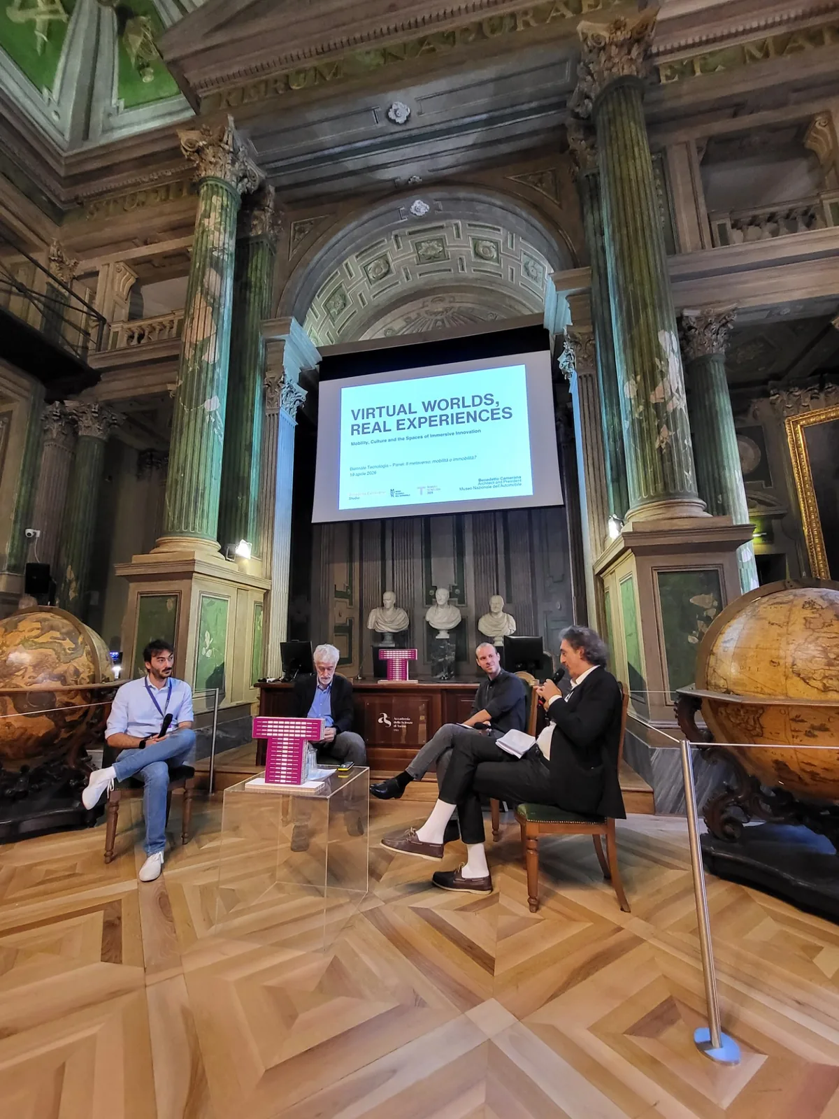 Tavola rotonda con Benedetto Camerana, Wouter Haspeslagh, Guido D'Arezzo e Luca De Biase alla Biennale Tecnologia 2026