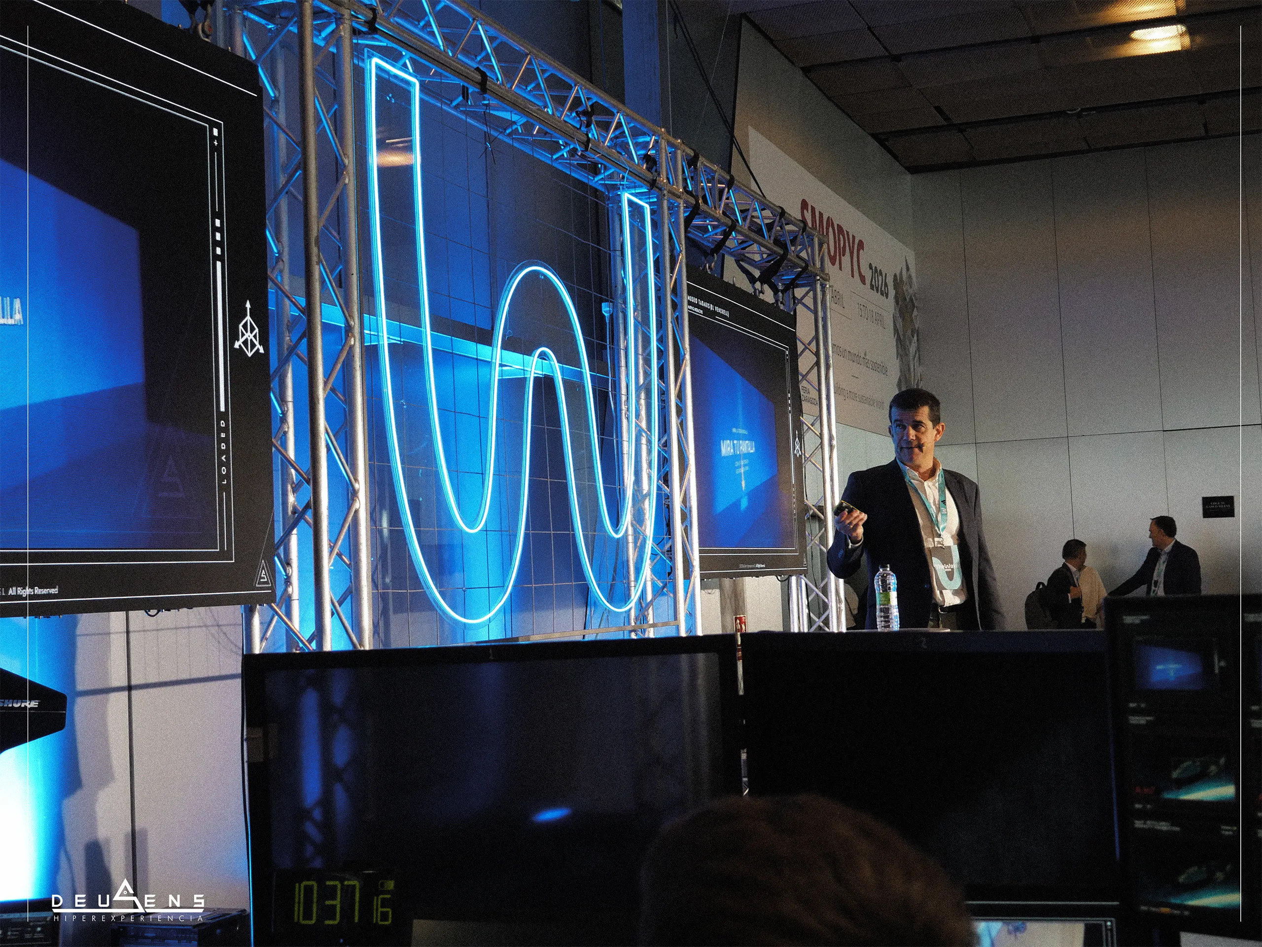 Francisco Javier Alonso Peña during his talk on technological tourism at Expo Horizon