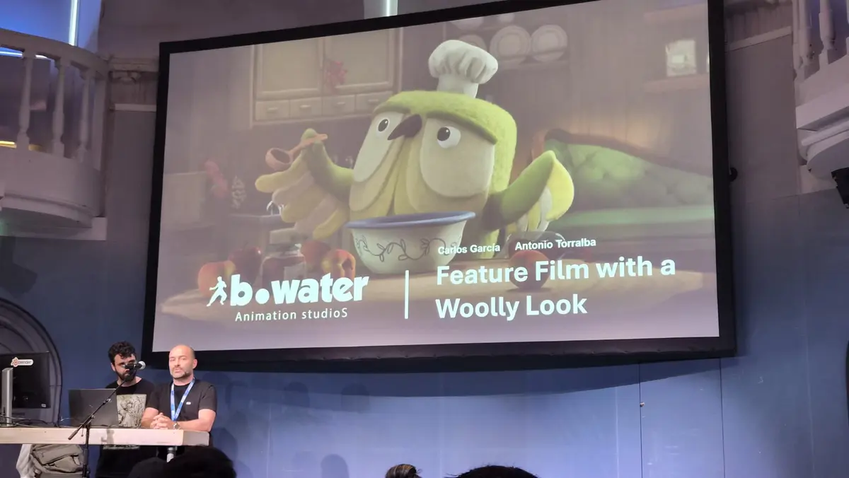 b-water studios presents the Pikkuli and Starlight Reindeer pipeline at Blender Conference 2026