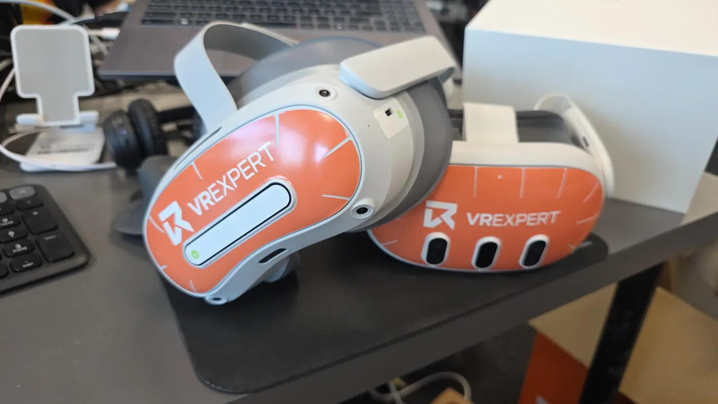 XR devices equipped by VR Expert at the DeuSens HUNDRED showroom