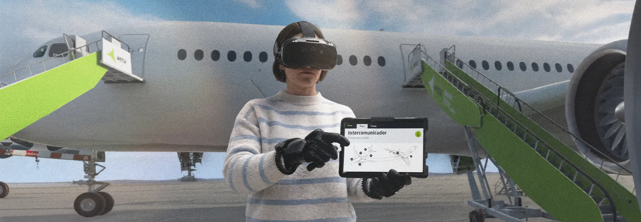 Immersive VR training for Aena's airport teams