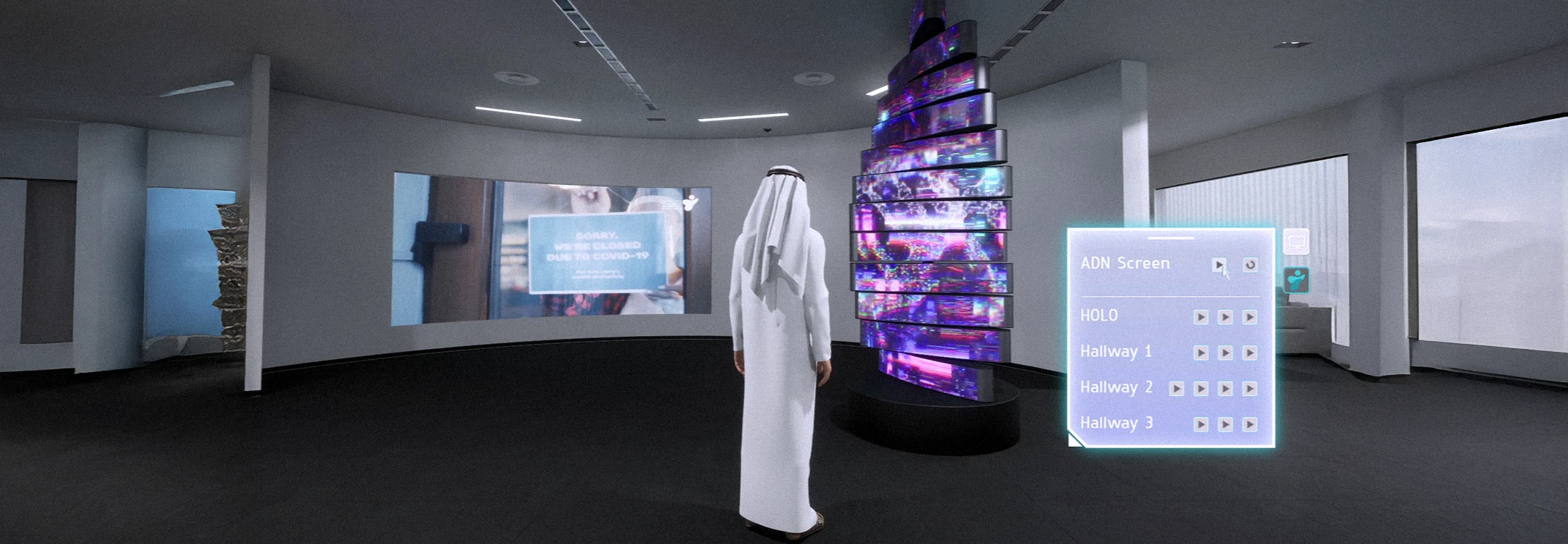 RECREACIÓN VIRTUAL DEL ABU DHABI PUBLIC HEALTH CENTRE