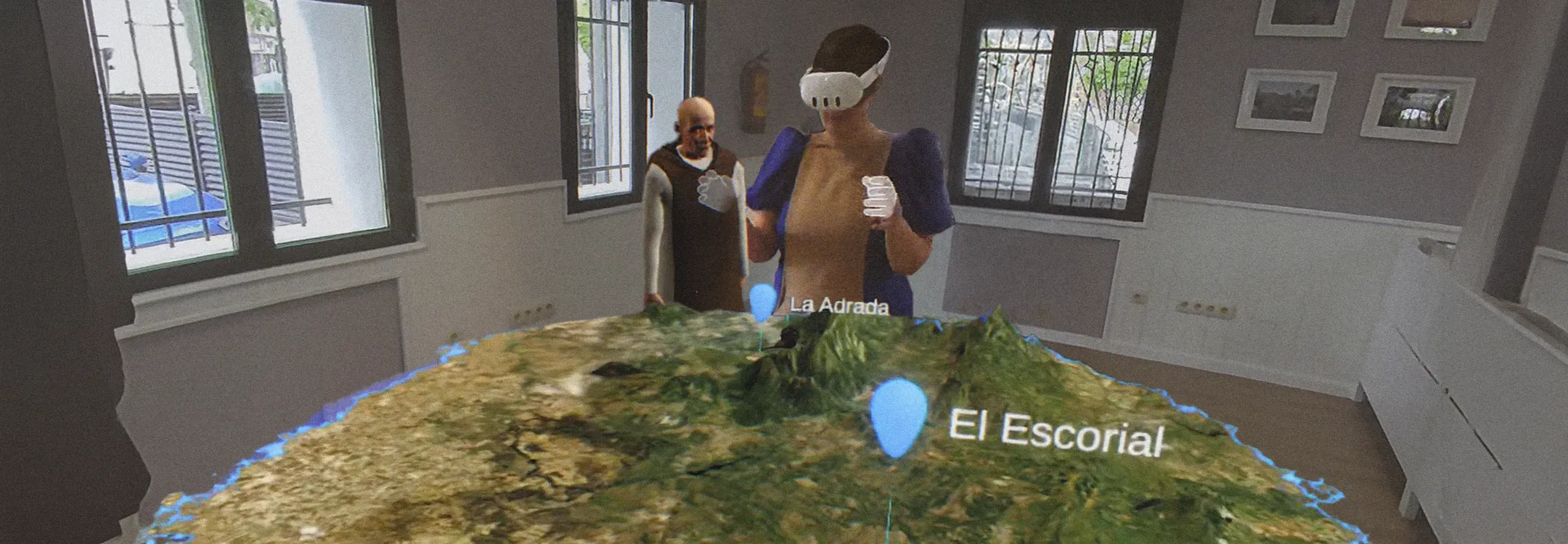 Virtual reconstruction of La Casa de los Jerónimos in La Adrada