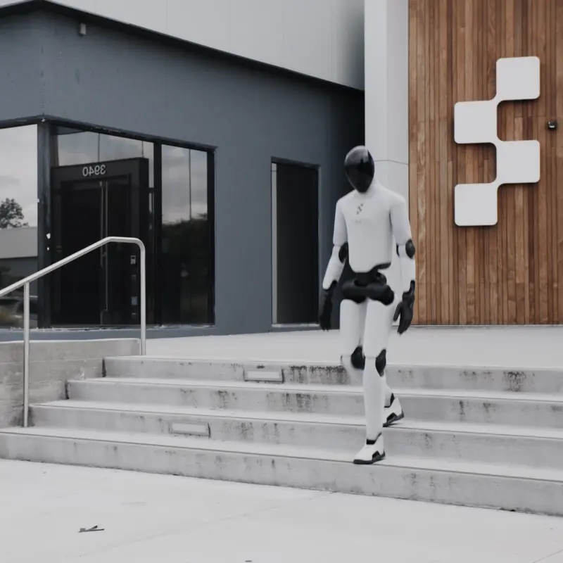 Figure 03 humanoid robot by Figure AI in industrial environment