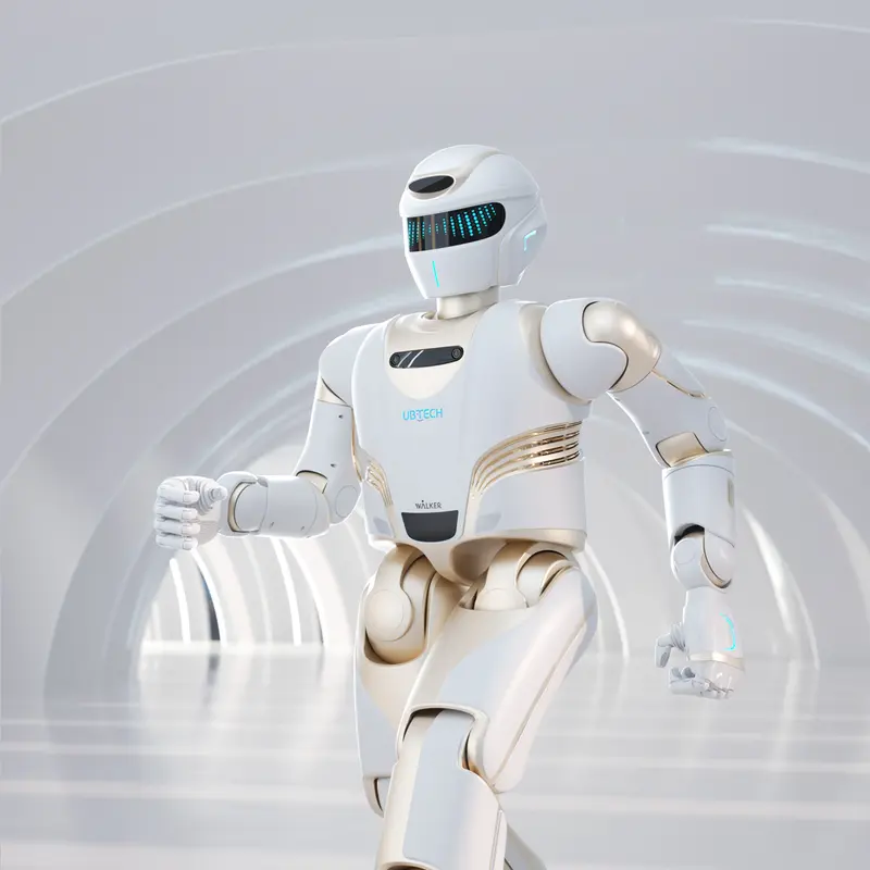 UBTECH Walker X humanoid robot in a hospital environment